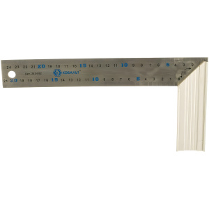 Угольник столярный 250 мм (нерж. сталь/алюминий) КОБАЛЬТ 243-592