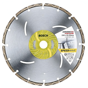 Диск алмазный 230 х 22.2 мм SpeedWave PP BOSCH 2608602166