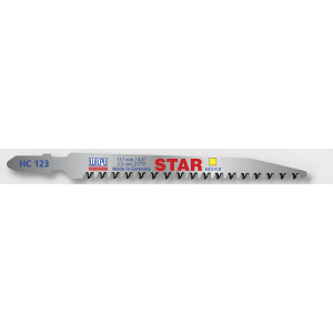 Пилки HC 123 STAR (дерево, пластик, 5 шт.) WILPU 210500005