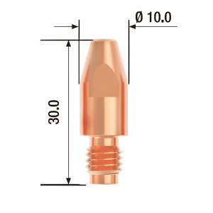 Наконечник контактный d.1.0 мм M8 х 30 мм ECU (1 шт.) FUBAG F140.0313