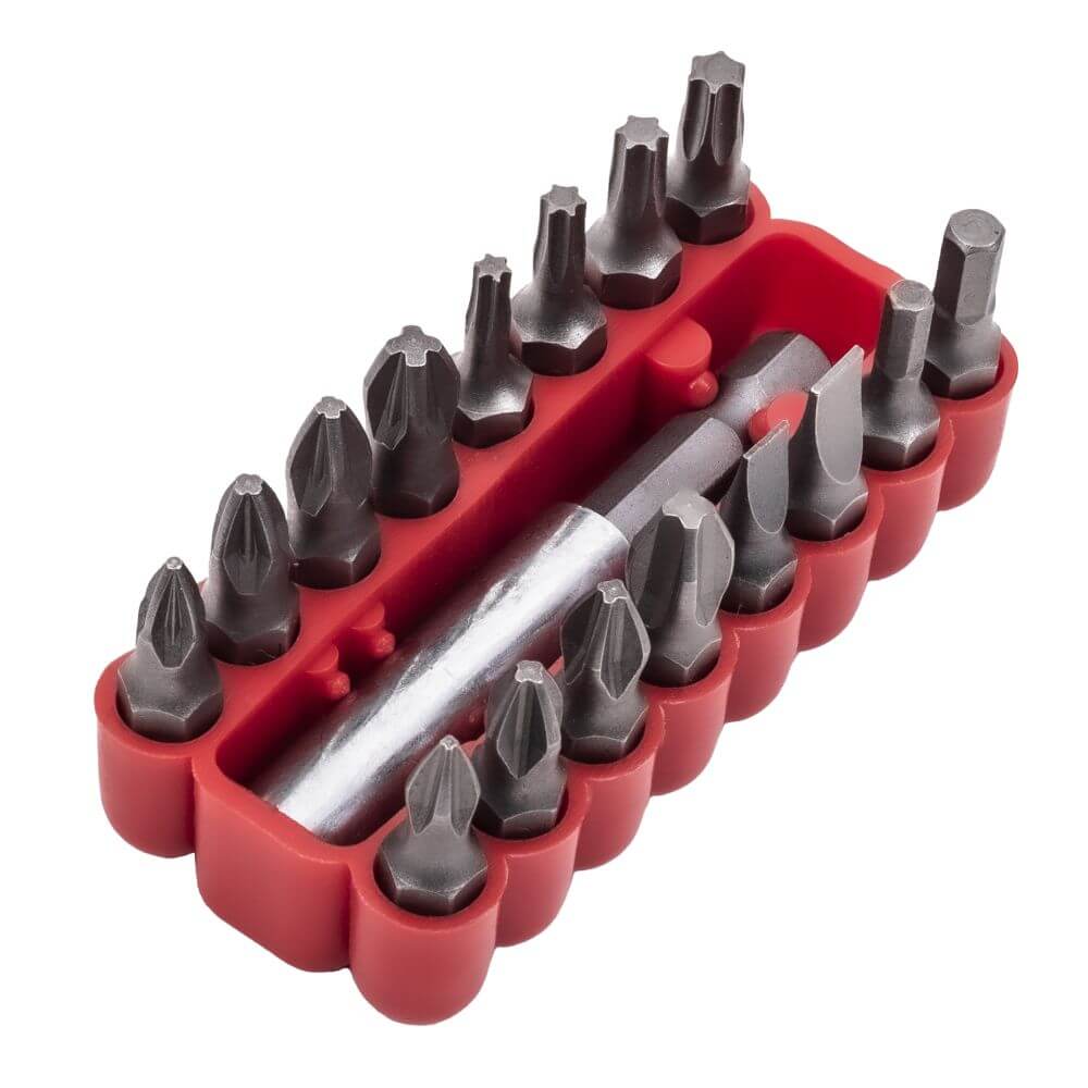 Дрель аккумуляторная ИНТЕРСКОЛ ДА-18ЭР 35 (2 АКБ х 2.0Ah, Li-Ion) ПРОМО + набор 17 пр.