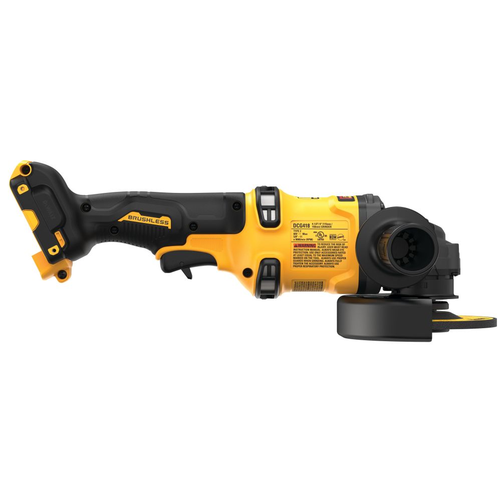 Шлифмашина угловая аккумуляторная DEWALT FLEXVOLT DCG418B(без АКБ и ЗУ)
