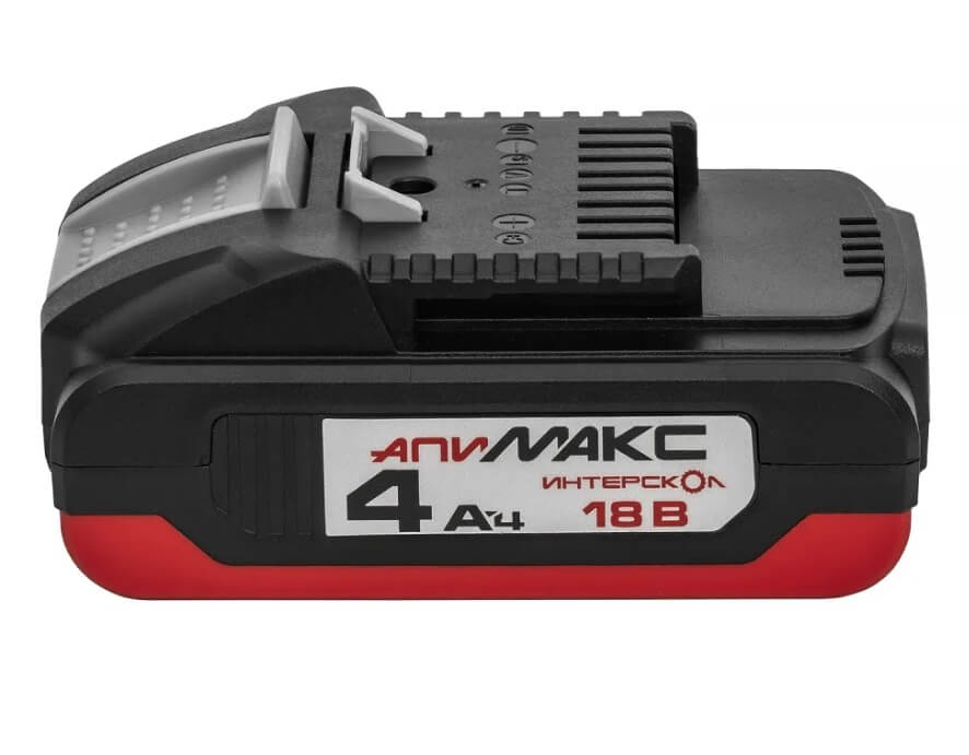 Аккумулятор ИНТЕРСКОЛ АПИМАКС-4,0/18И (18V, 4.0Ah, Li-Ion, индикатор заряда) 2400.104