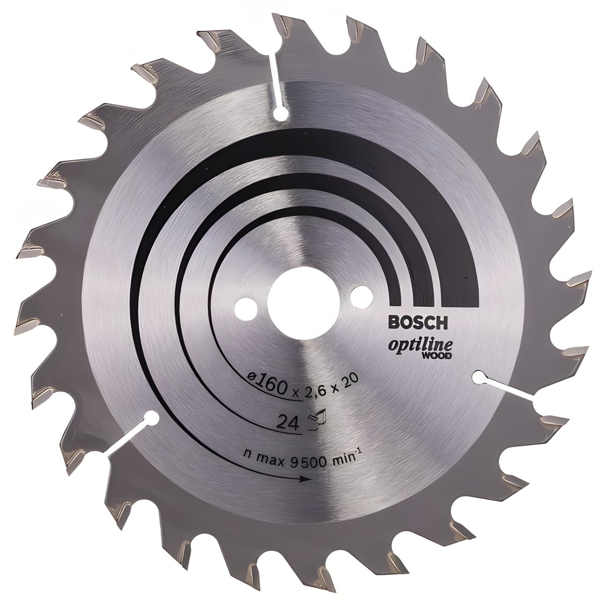 Диск пильный 160 х 20 мм 24T STD for Wood BOSCH 2608640596