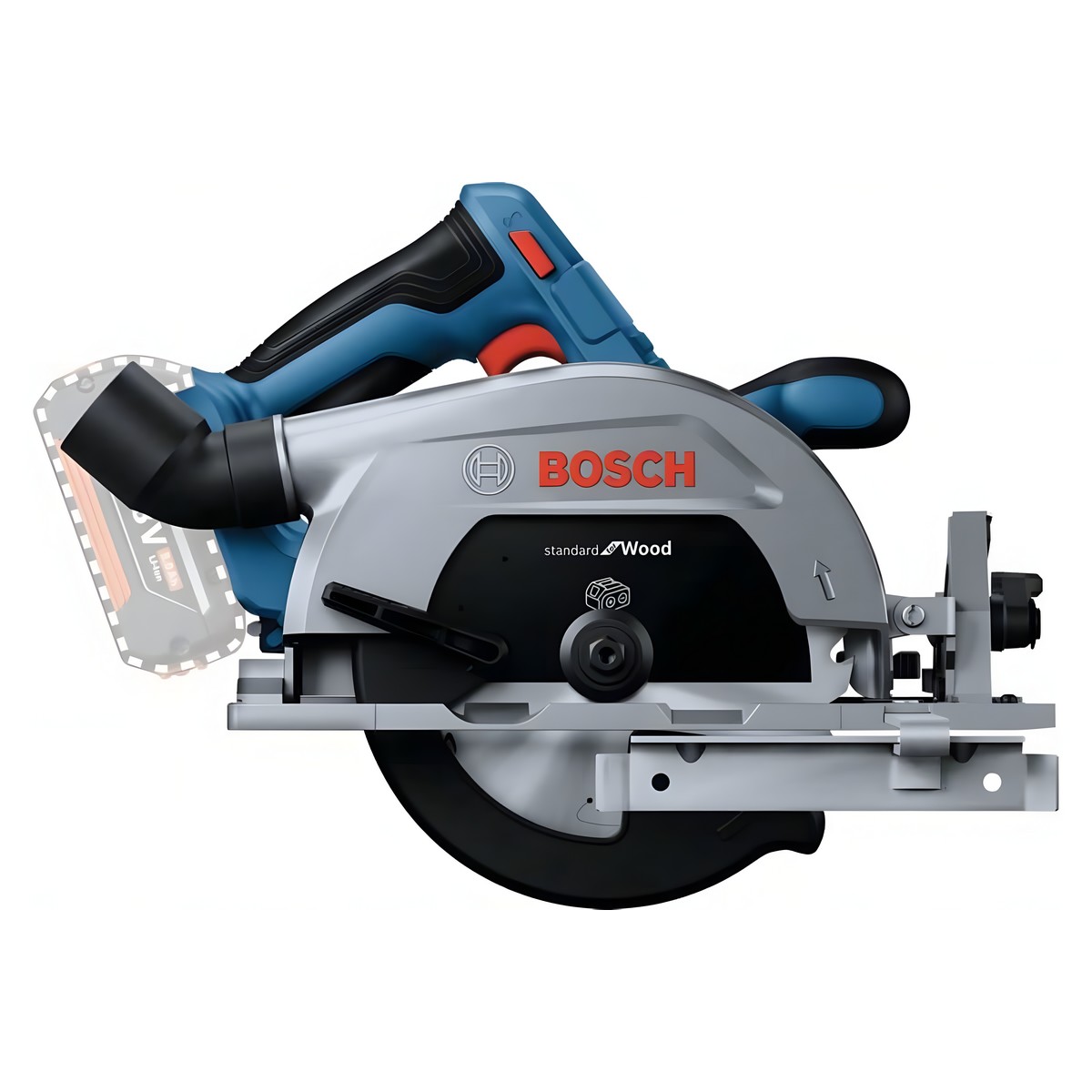 Пила дисковая аккумуляторная BOSCH GKS 185-LI SOLO (без АКБ и ЗУ) 06016C12L1