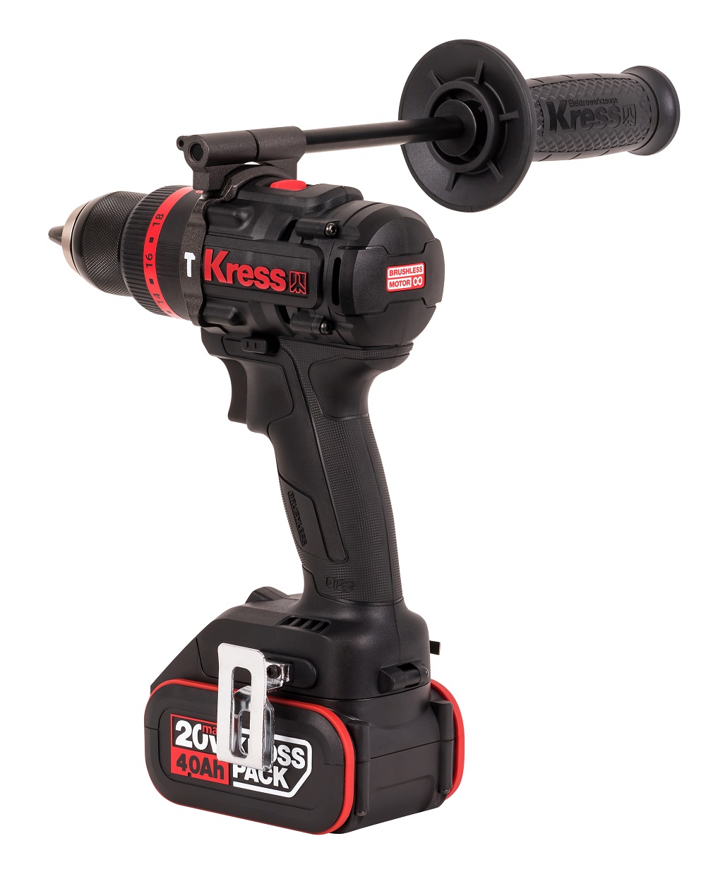 Дрель-шуруповерт ударная аккумуляторная KRESS KUC33