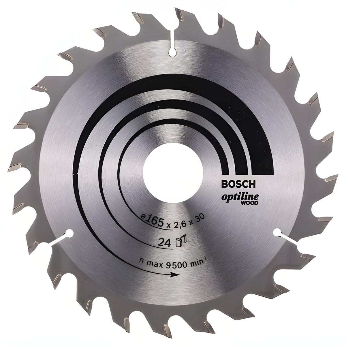 Диск пильный 165 х 30 мм 24T STD for Wood BOSCH 2608640602
