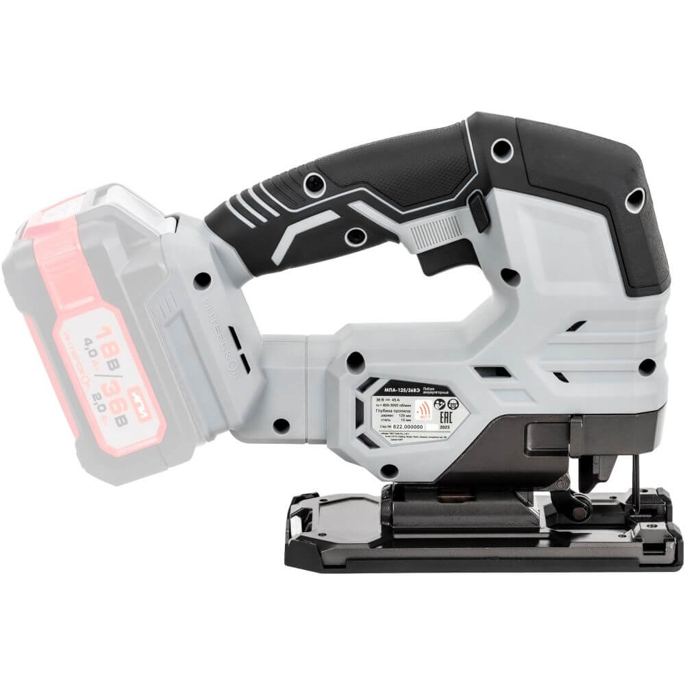 Лобзик аккумуляторный ИНТЕРСКОЛ МПА-125/36ВЭ АПИ (без АКБ и ЗУ)