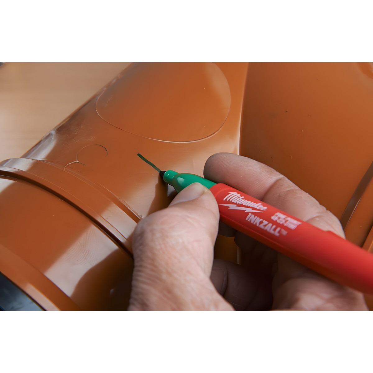 Набор строительных маркеров (синий, красный, зеленый, черный) INKZALL MILWAUKEE 48223106