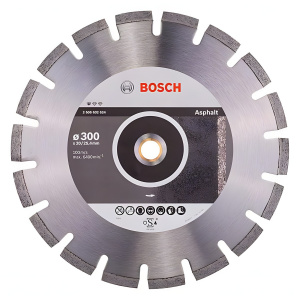 Диск алмазный 300 х 30/25.4 мм Stf Asphalt BOSCH 2608602624