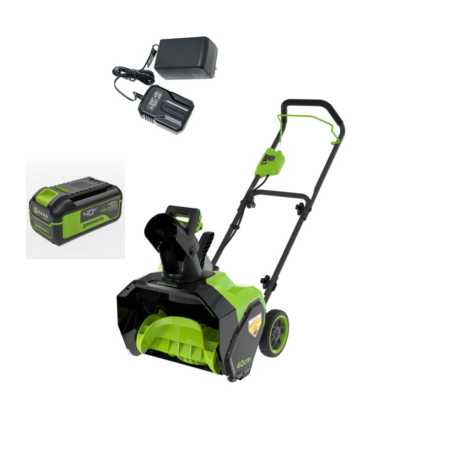 Снегоуборочник аккумуляторный GREENWORKS G40ST40 2603607UG