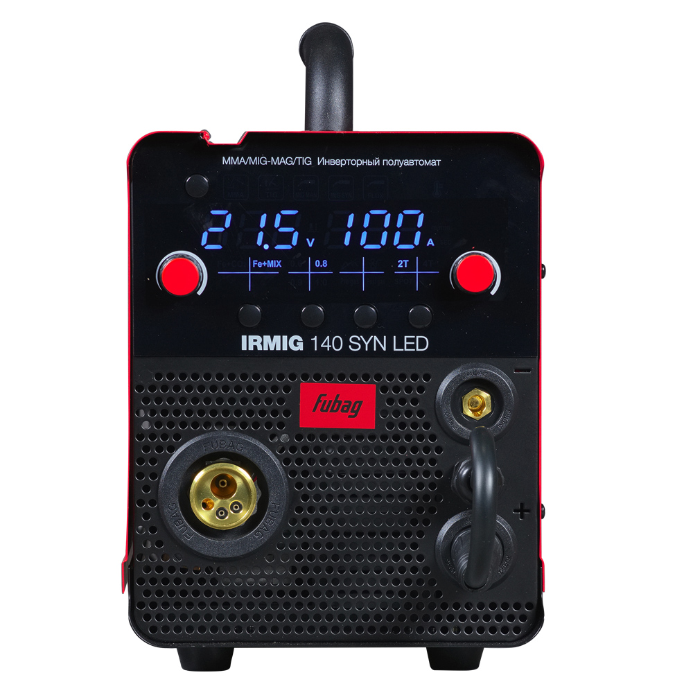 Инвертор-полуавтомат сварочный FUBAG IRMIG 140 SYN LED + горелка 150A