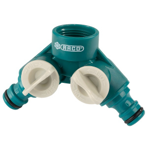 Распределитель двухканальный RACO Original (резьба внешняя-наконечник) 3/4'' 4250-55255С