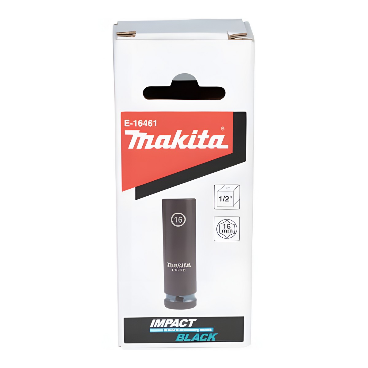 Головка ударная удлиненная 1/2'' 16 х 81,5 мм Impact Black MAKITA E-16461