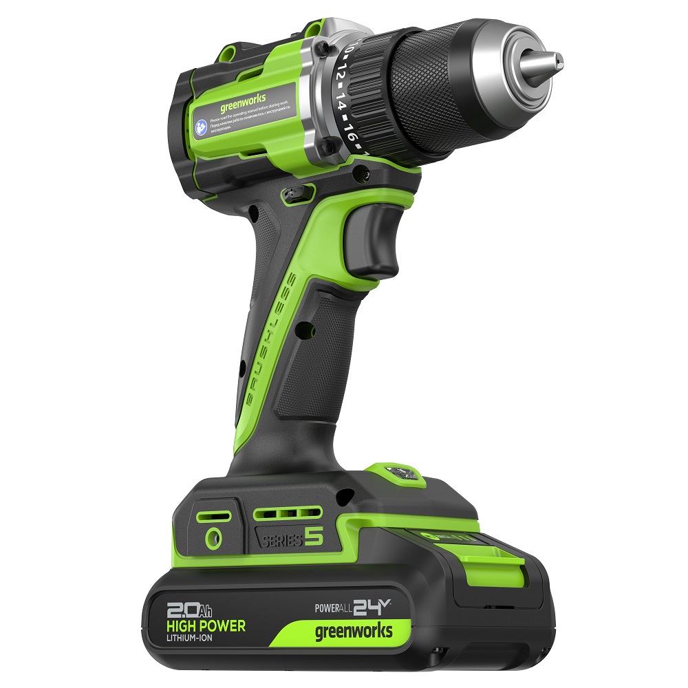 Дрель-шуруповерт аккумуляторная GREENWORKS DD560 3708407CUC