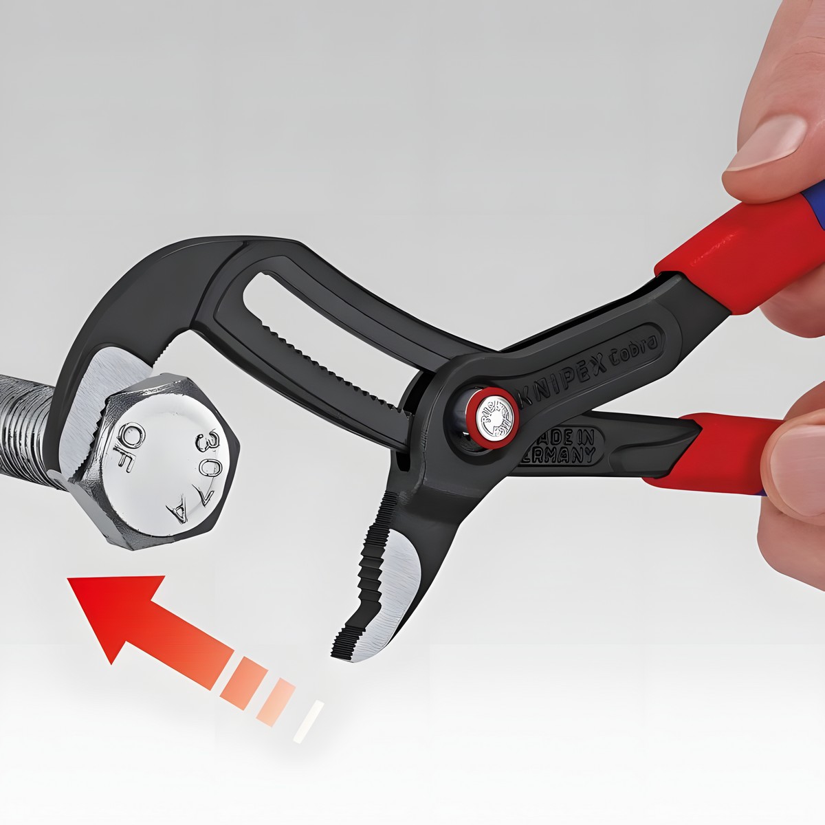 Клещи переставные трубные 250 мм Cobra QuickSet (черн) KNIPEX KN-8722250