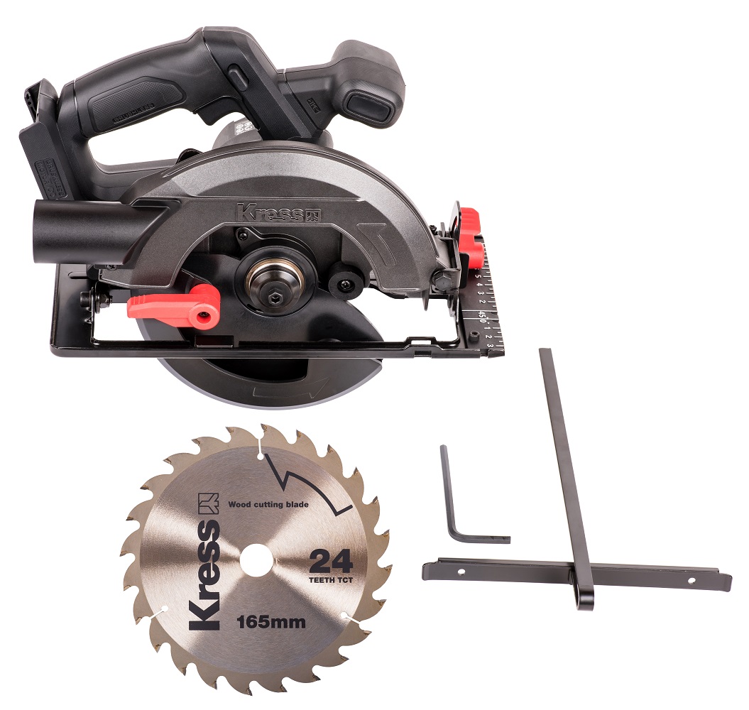 Пила дисковая аккумуляторная KRESS KU520.9 (без АКБ и ЗУ)