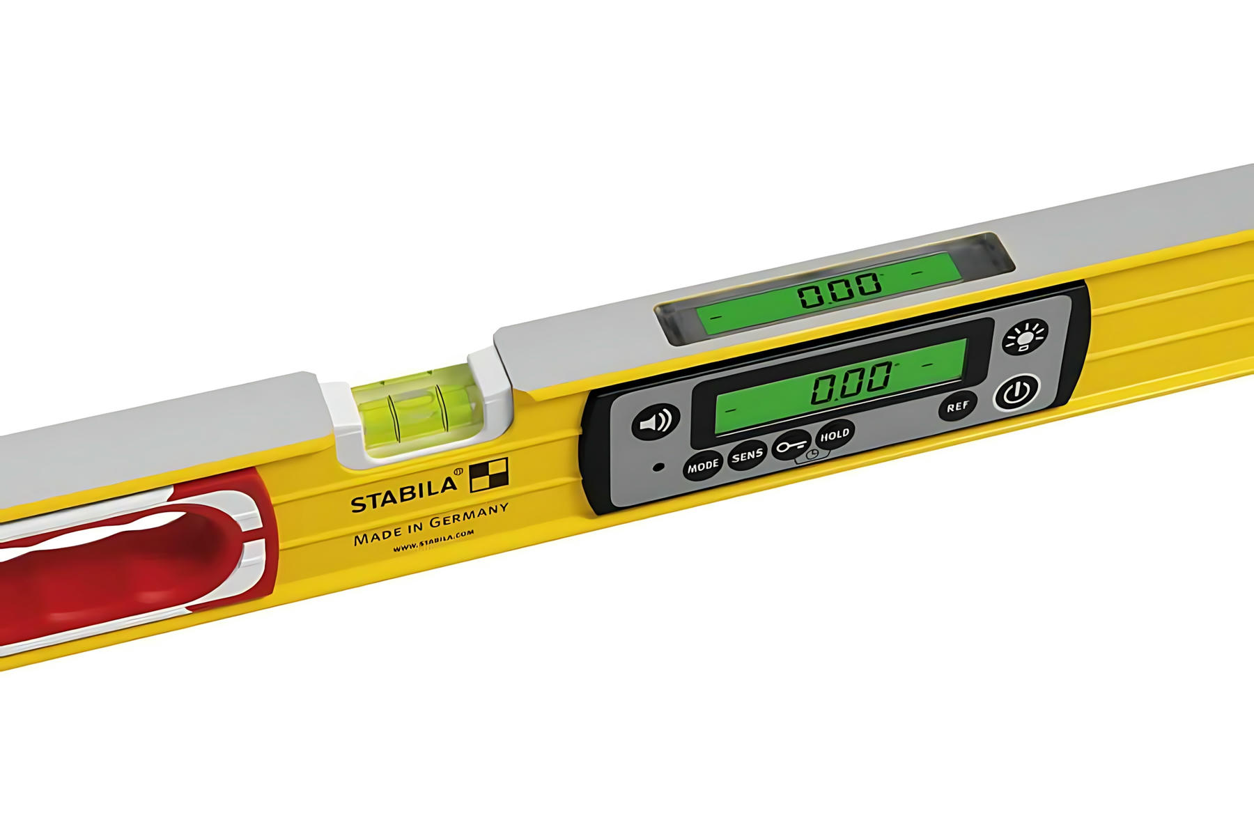 Уровень электронный 1830 мм (3 глазка, 2 ЖК дисп., IP67, точн. 0,5 мм/м) TECH 196 DL STABILA 19824