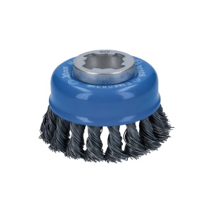 Щетка чашечная 75 мм X-LOCK (для УШМ, витая сталь) BOSCH 2608620727