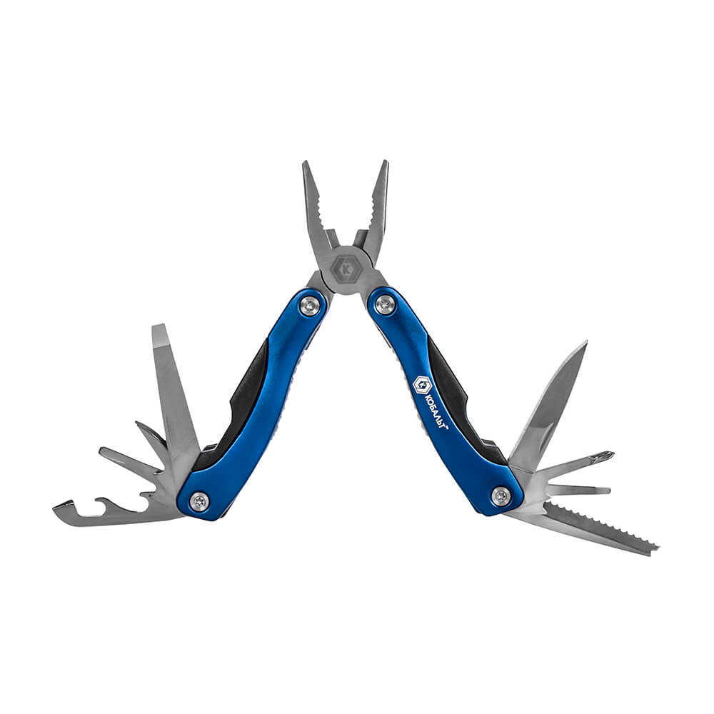 Мультитул 12-в-1, корпус из нерж. стали, чехол КОБАЛЬТ 918-275