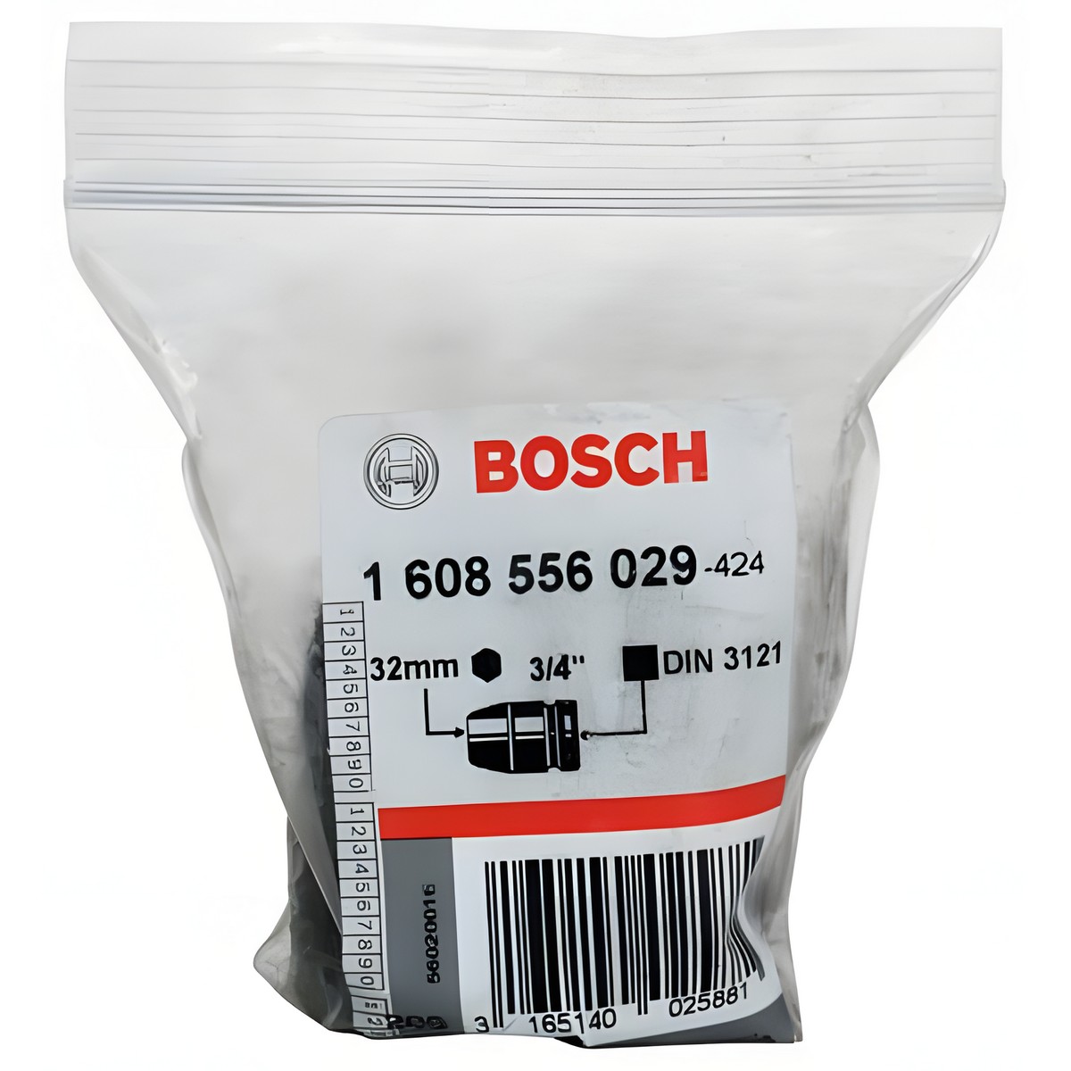 Головка ударная 3/4" 32 х 53 мм (М 22) BOSCH 1608556029
