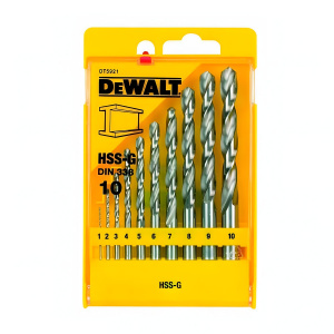 Набор сверл по металлу 10 шт. (1-10 мм) HSS-G DeWalt DT5921