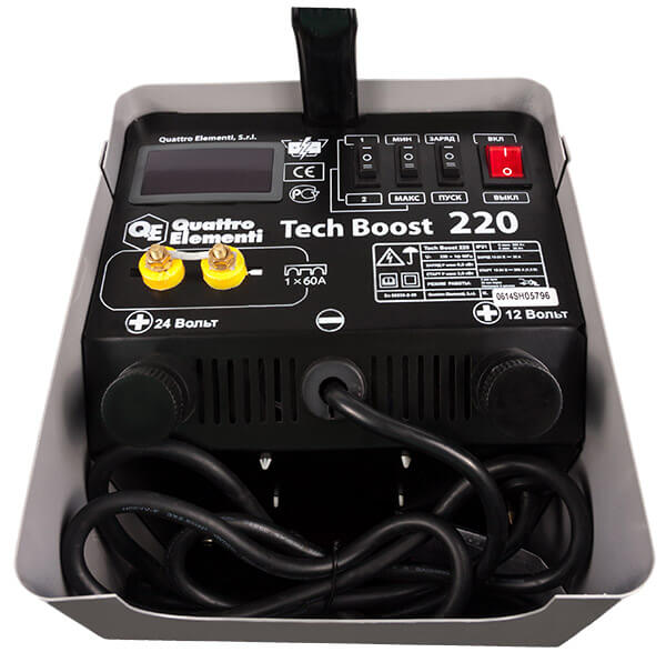 Пуско-зарядное устройство QUATTRO ELEMENTI Tech Boost 220