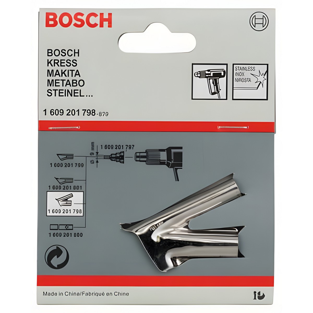 Наконечник сварочный 9 мм BOSCH 1609201798