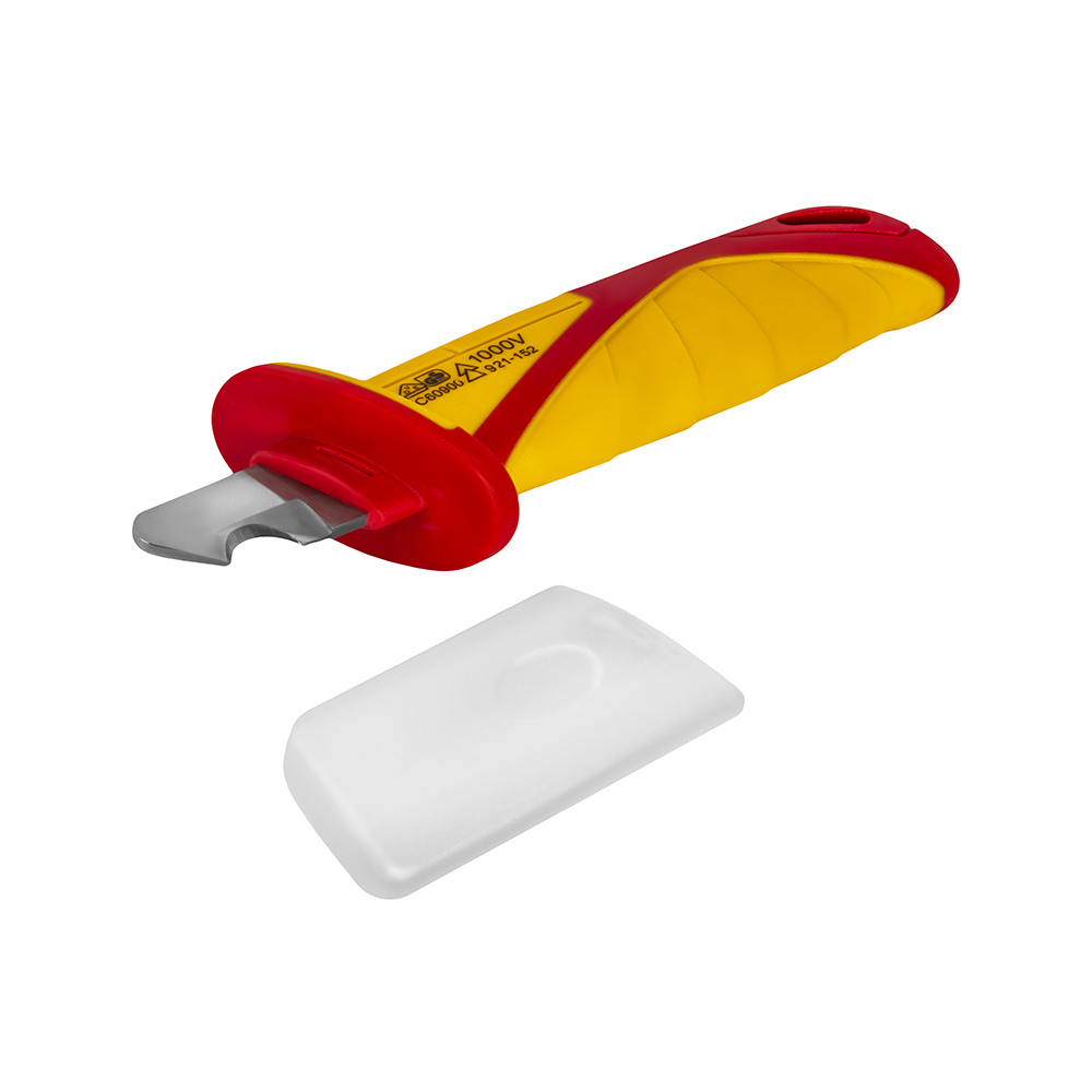 Нож электрика 190 мм, диэлектрический (зачистной, лезвие 34 мм) КОБАЛЬТ 921-152