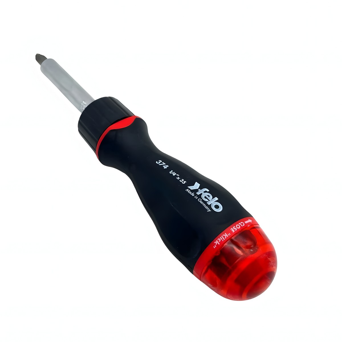 Отвертка реверсивная с набором бит, 8 шт. (SL/PH/PZ) FELO 37400405