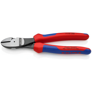 Бокорезы силовые 200 мм (черн) KNIPEX KN-7402200