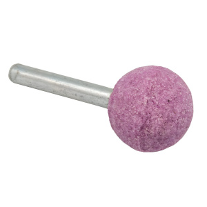 Шарошка абразивная 25 х 63 мм (шарообразная, тип D, оксид алюминия) ПРАКТИКА 641-138