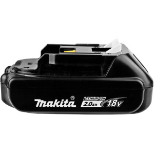 Аккумулятор MAKITA BL1820B (LTX 18В, 2.0Ah, Li-Ion, индикатор заряда) полиэт. пакет 632H91-7