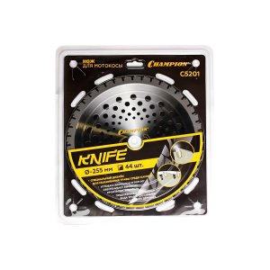 Нож с зубцами из твердого сплава 255 х 25.4 мм 44T Knife (SRM-330ES/350ES/4605) CHAMPION C5201