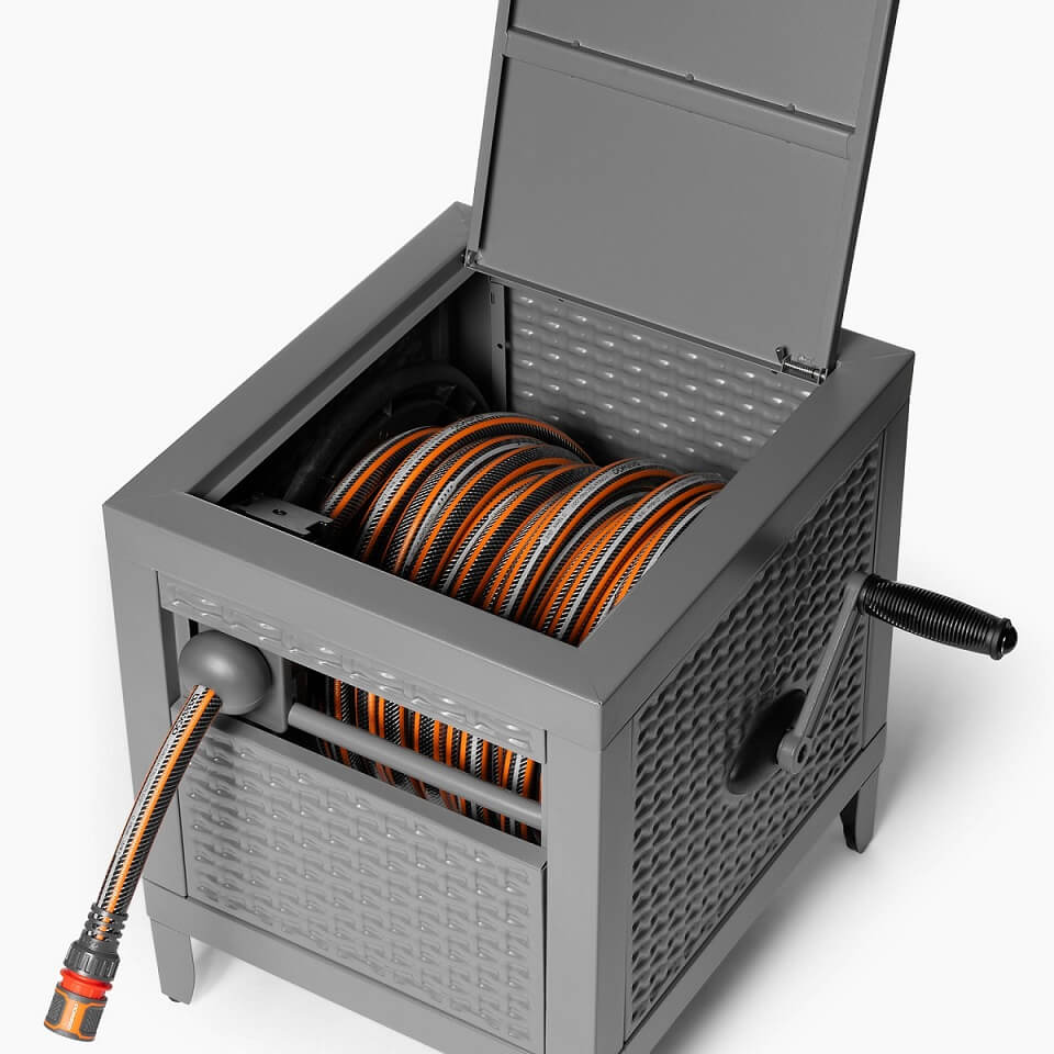 Катушка металлическая с шлангом 30 м DWR 6130 DAEWOO