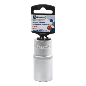 Головка торцевая удлиненная 27 мм 1/2'' КОБАЛЬТ 644-146