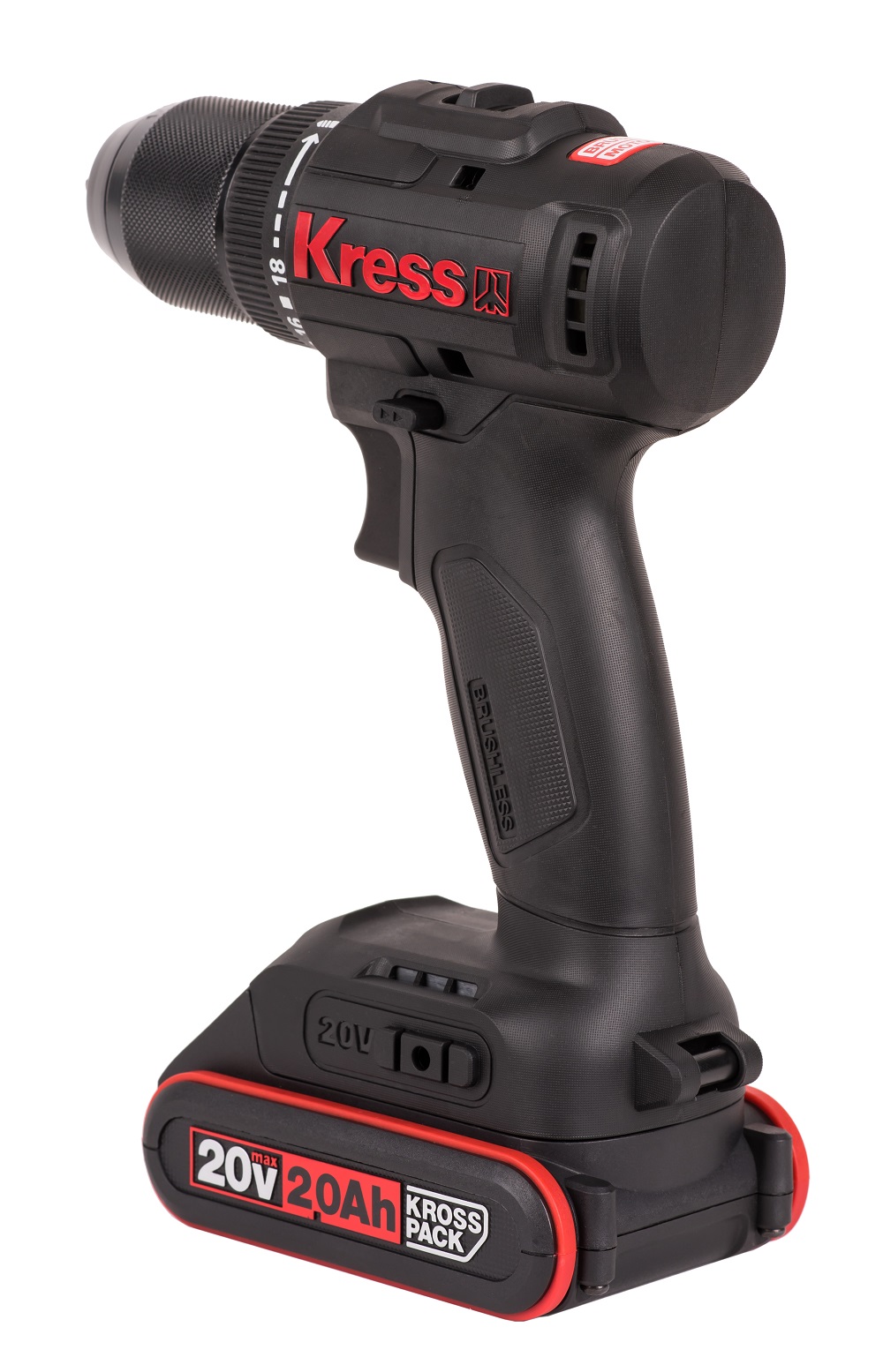 Дрель-шуруповерт аккумуляторная KRESS KU212.1