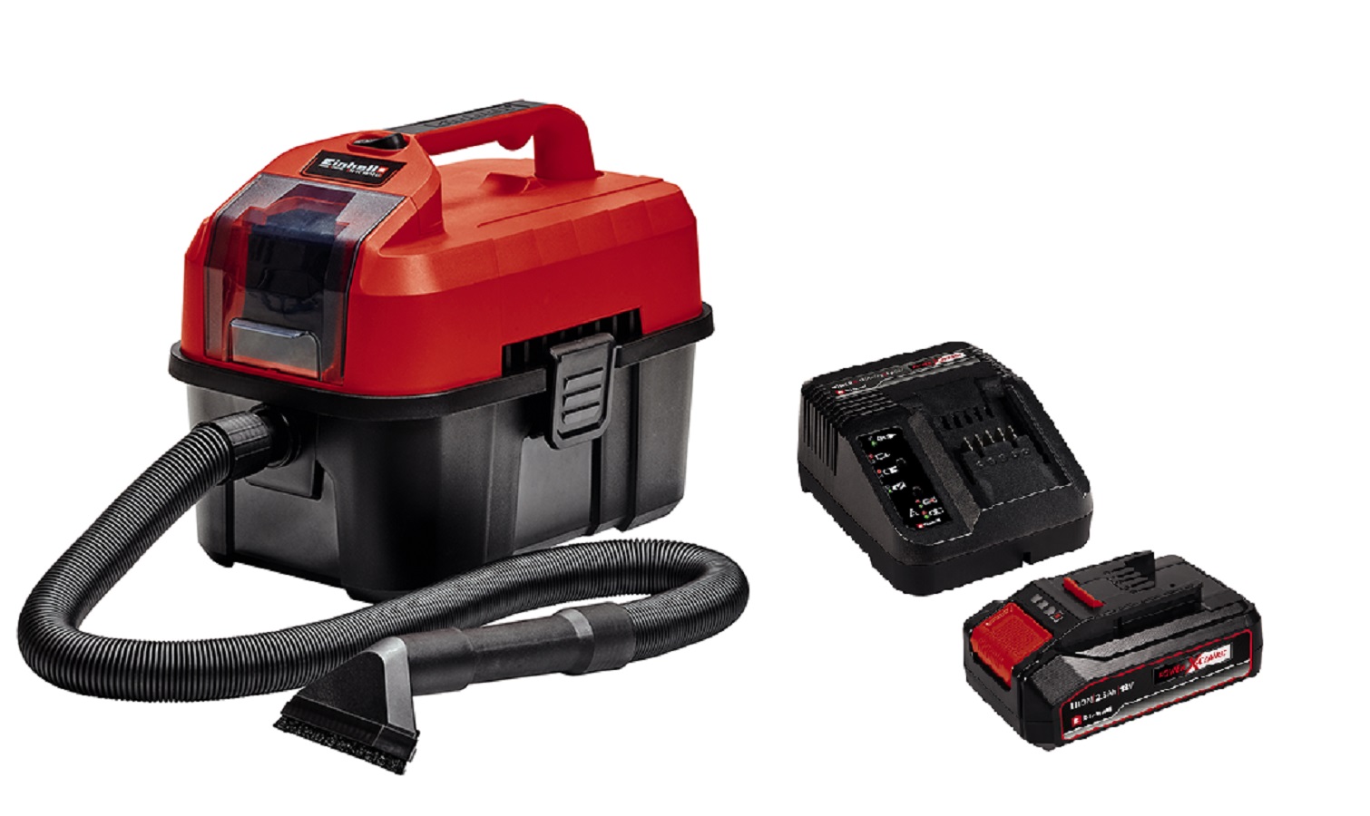 Пылесос аккумуляторный Einhell PXC TE-VC 18/10 Li 2347160SET