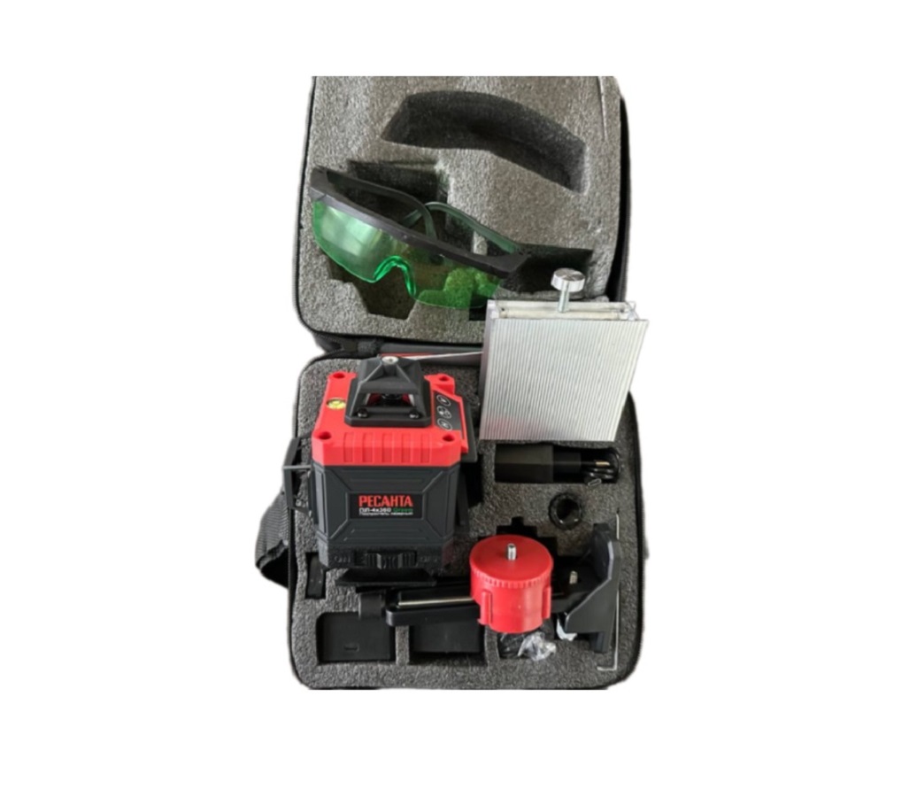 Построитель лазерный РЕСАНТА ПЛ-4х360 Green