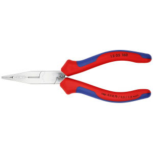 Клещи электромонтажные 160 мм (хром) KNIPEX KN-1305160