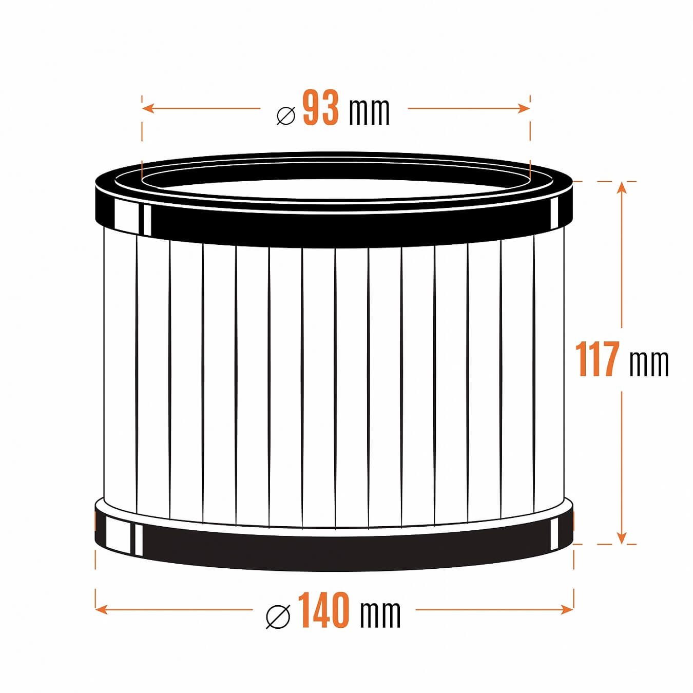 Фильтр тонкой очистки (HEPA) DAVC 25HF DAEWOO