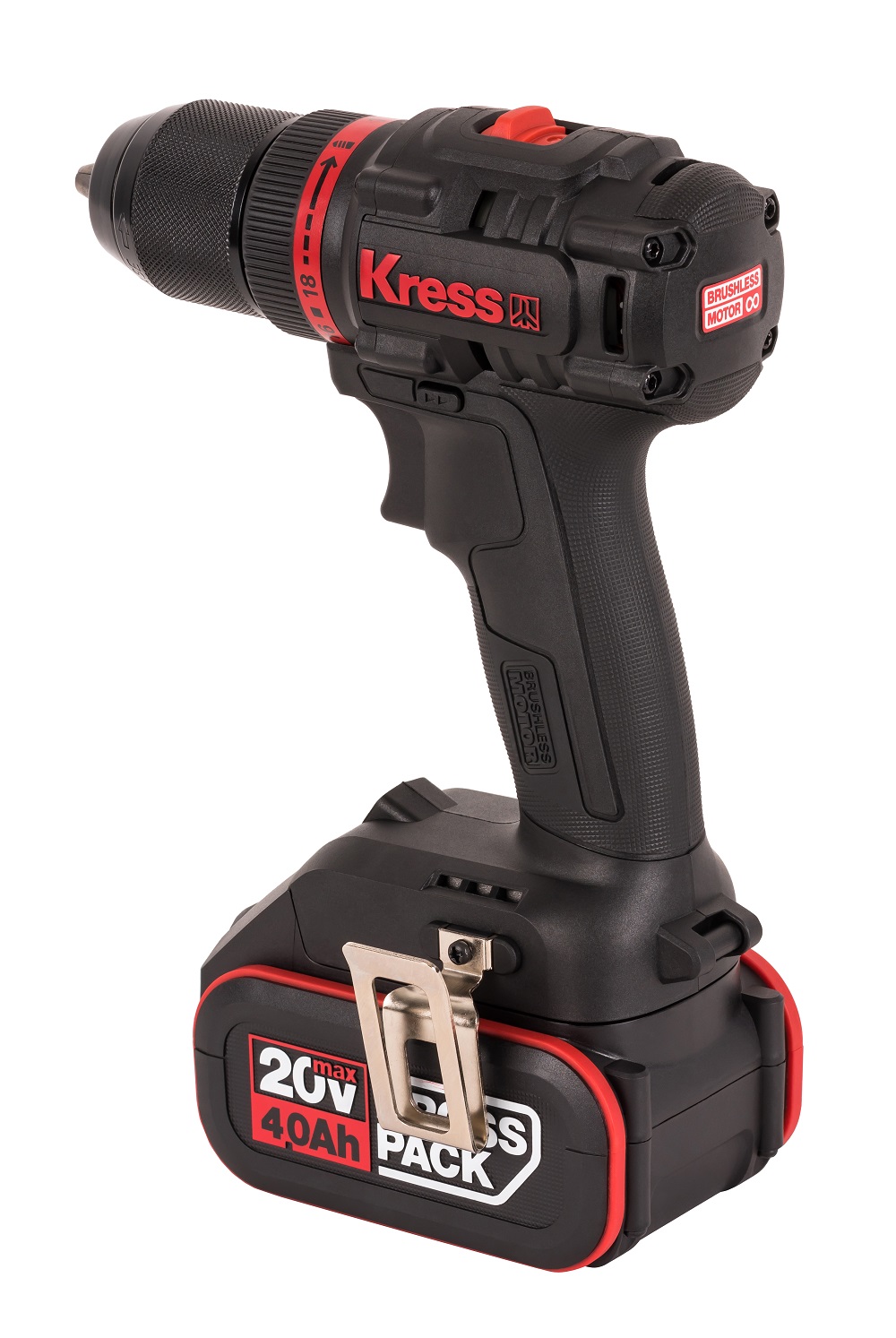 Дрель-шуруповерт аккумуляторная KRESS KUA71