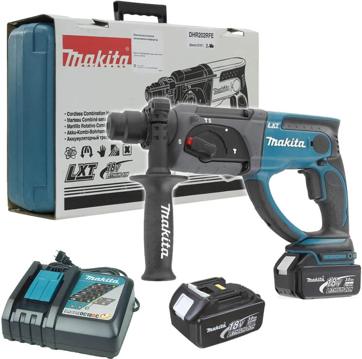 Перфоратор аккумуляторный MAKITA DHR202RFE