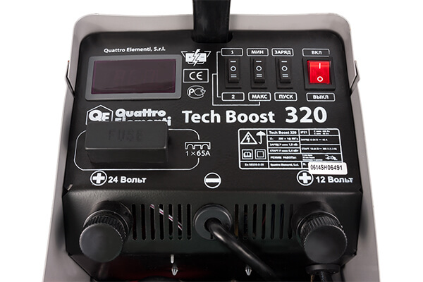 Пуско-зарядное устройство QUATTRO ELEMENTI Tech Boost 320