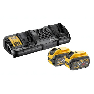 Набор (2 х DCB547G 18V/9Ah + DCB132) DeWalt DCB132X2-QW