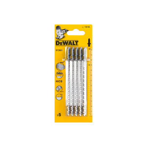 Пилки (5 шт., дерево) DeWalt DT2051