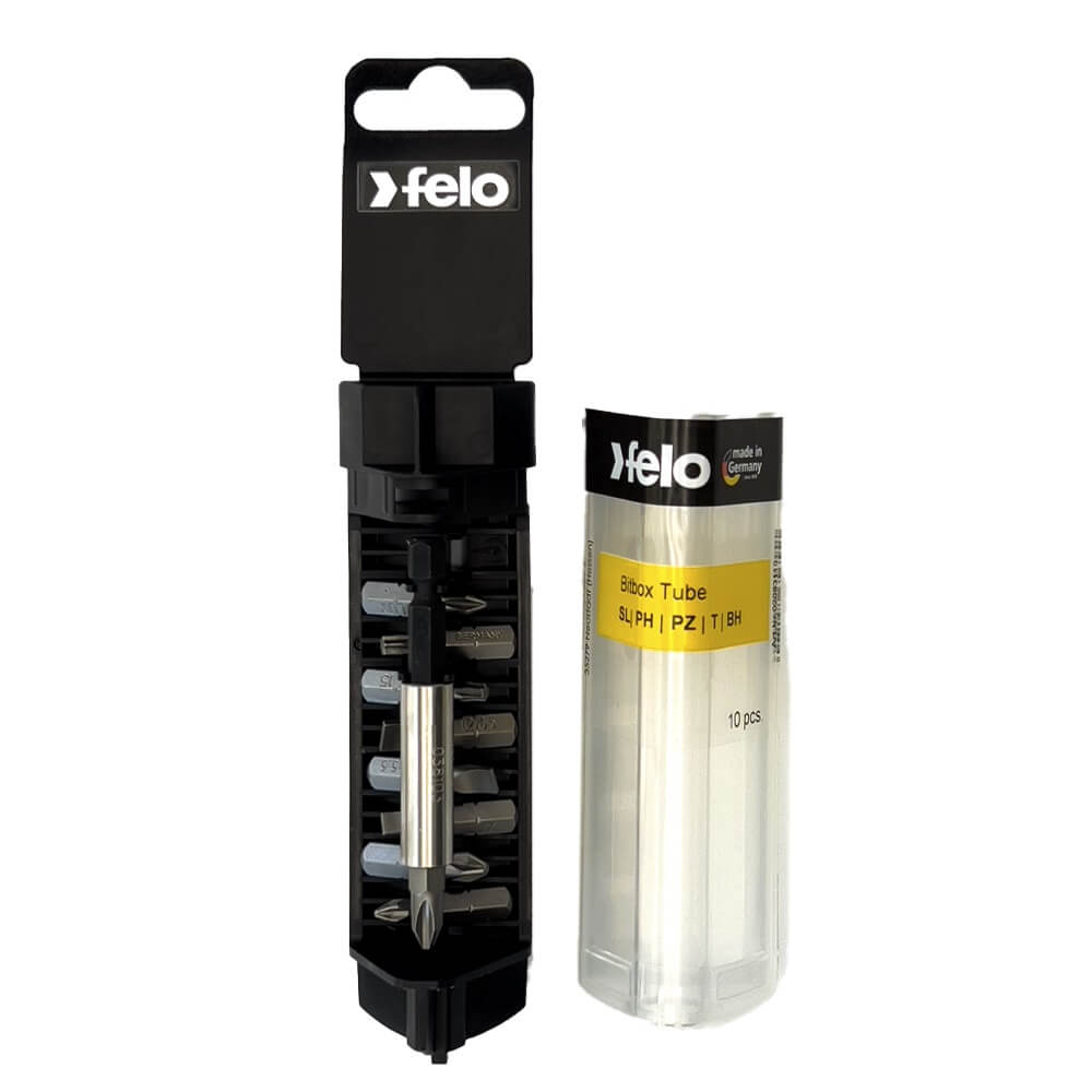 Набор бит, 9 шт., с битодержателем FELO 02093110