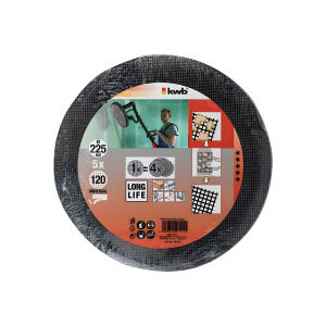 Решетка шлифовальная KWB 225 мм К120, 5 шт. 491512