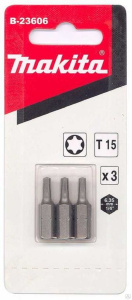 Бита T15 х 25 мм C-form (3 шт.) MAKITA B-23606