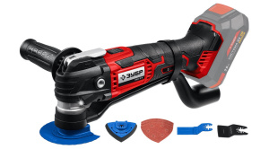 Инструмент многофункциональный аккумуляторный ЗУБР МФИ-18 Н (набор насадок, без АКБ и ЗУ)